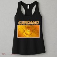 Cardano ADA Cryptocurrency Gold Women's Tank Top thumb 3