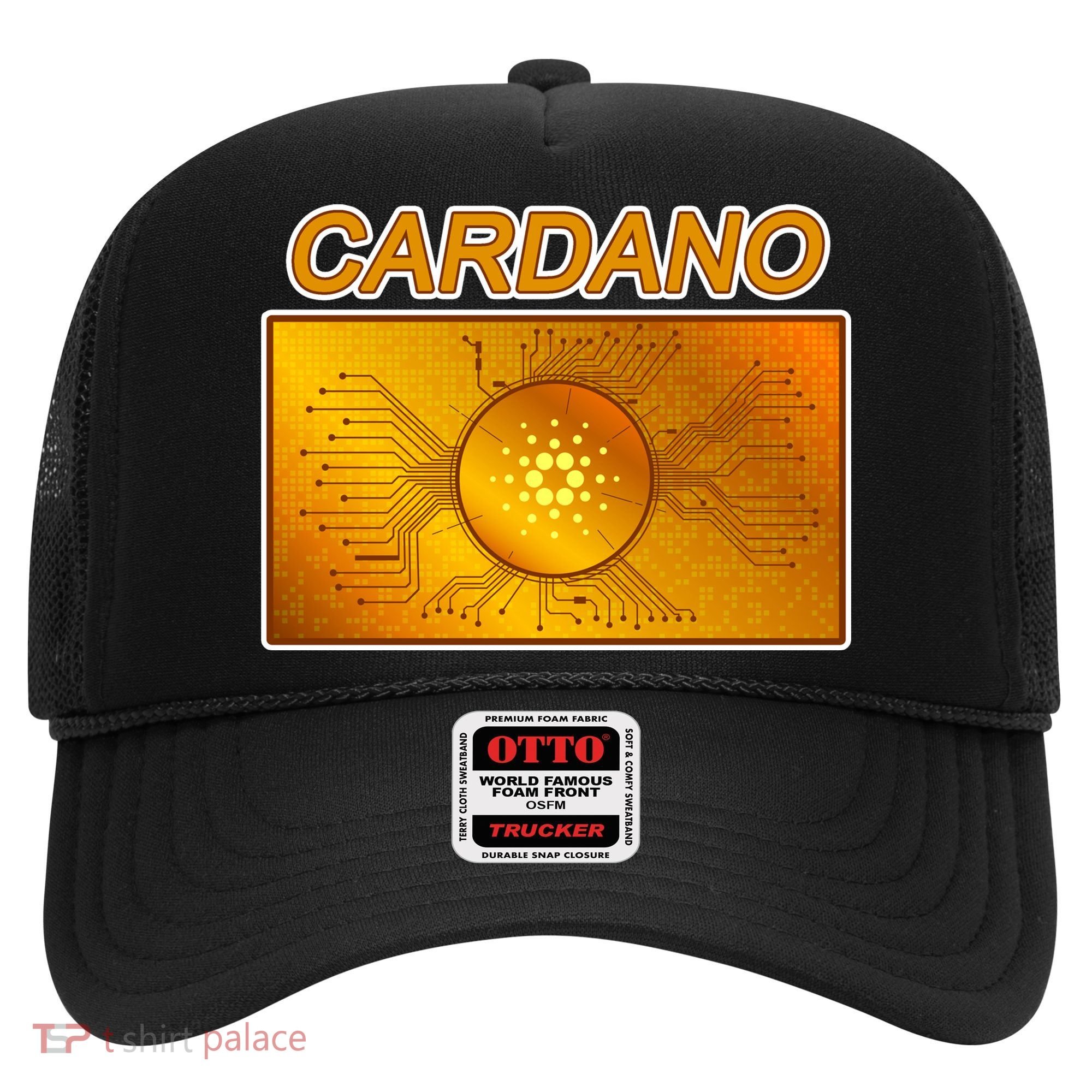 Cardano ADA Cryptocurrency Gold Hat