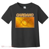 Cardano ADA Cryptocurrency Gold Toddler T-Shirt thumb 0