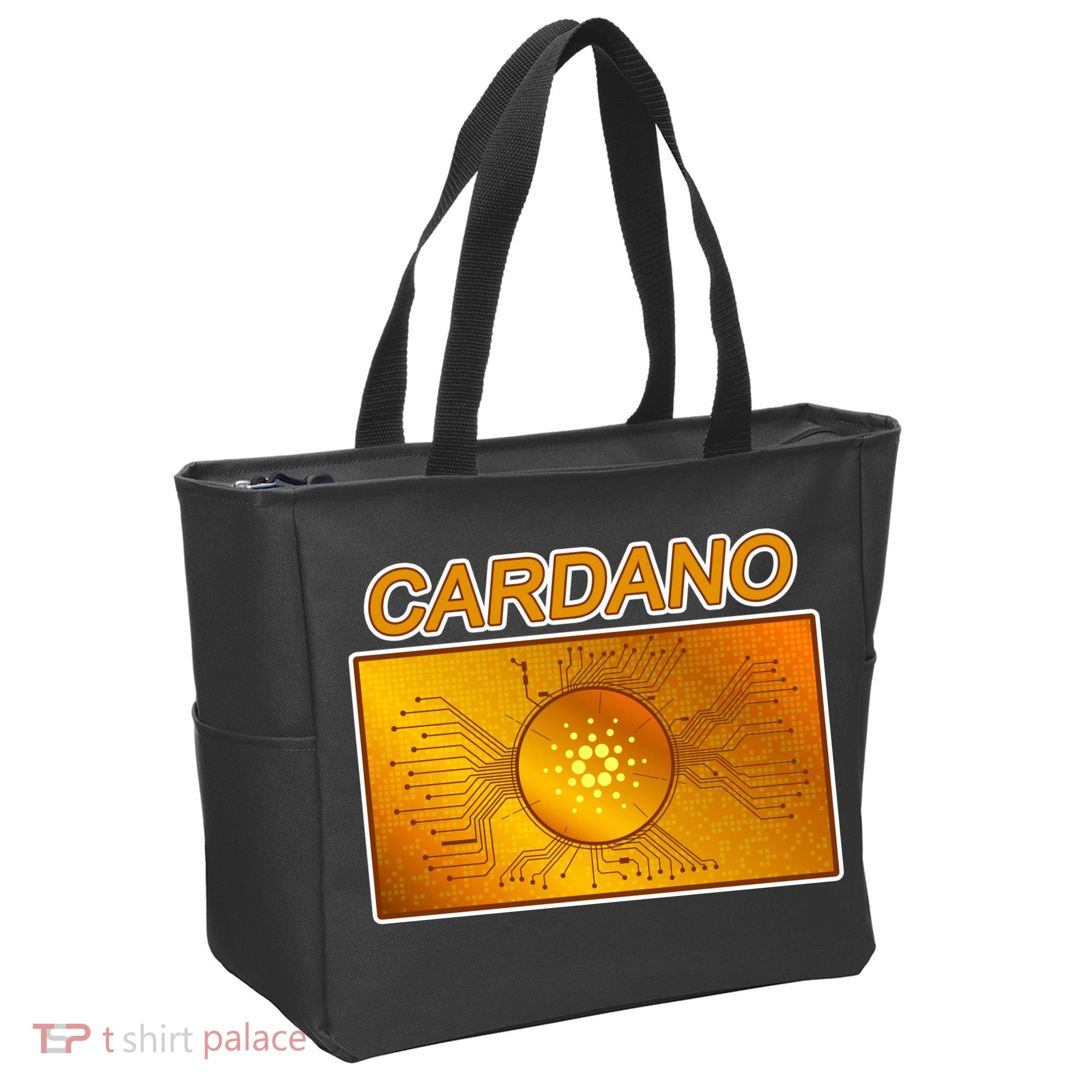 Cardano ADA Cryptocurrency Gold Tote Bag