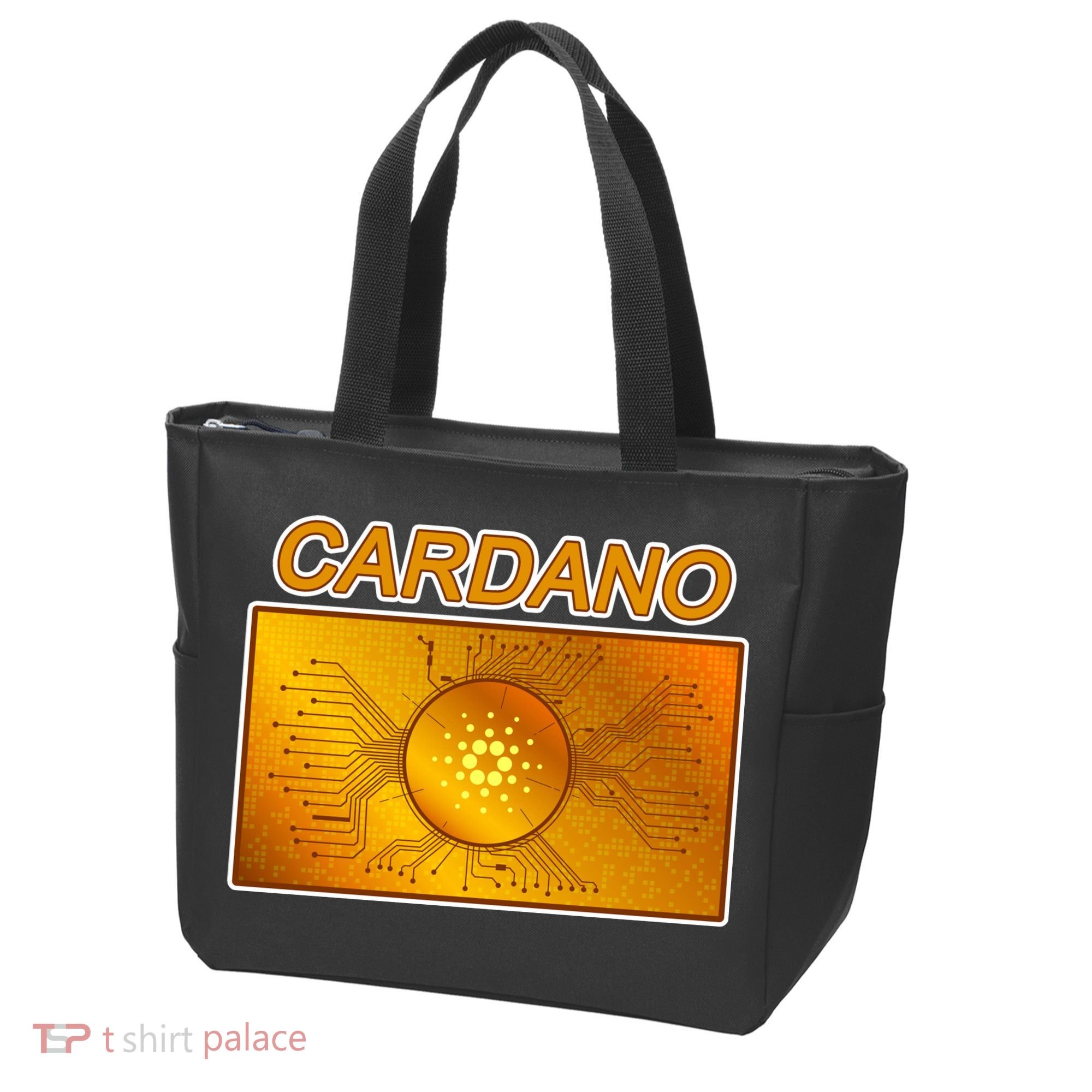 Cardano ADA Cryptocurrency Gold Tote Bag
