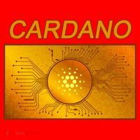 Cardano ADA Cryptocurrency Gold Santa Hat thumb 1