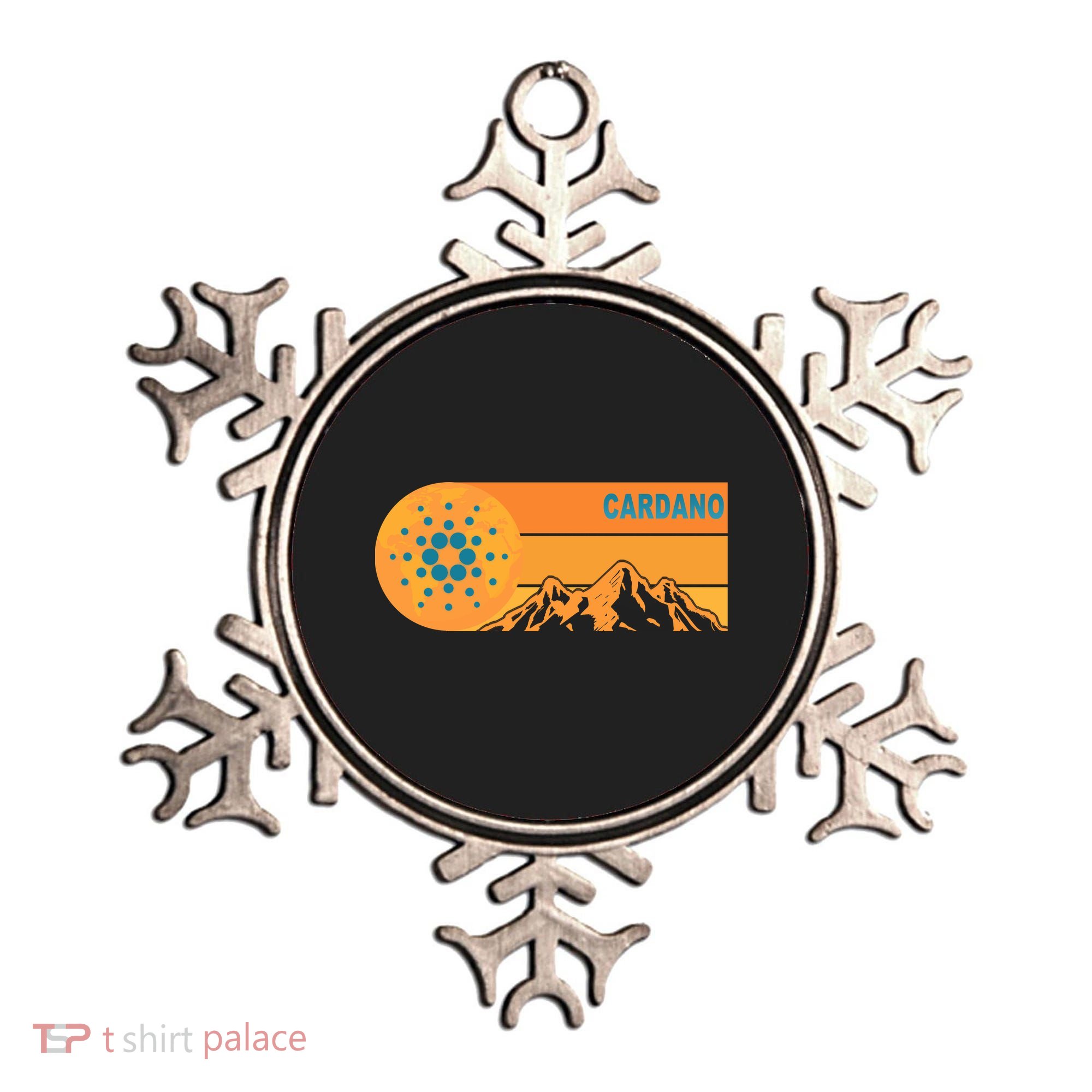 Cardano Crypto mountain  Ornament