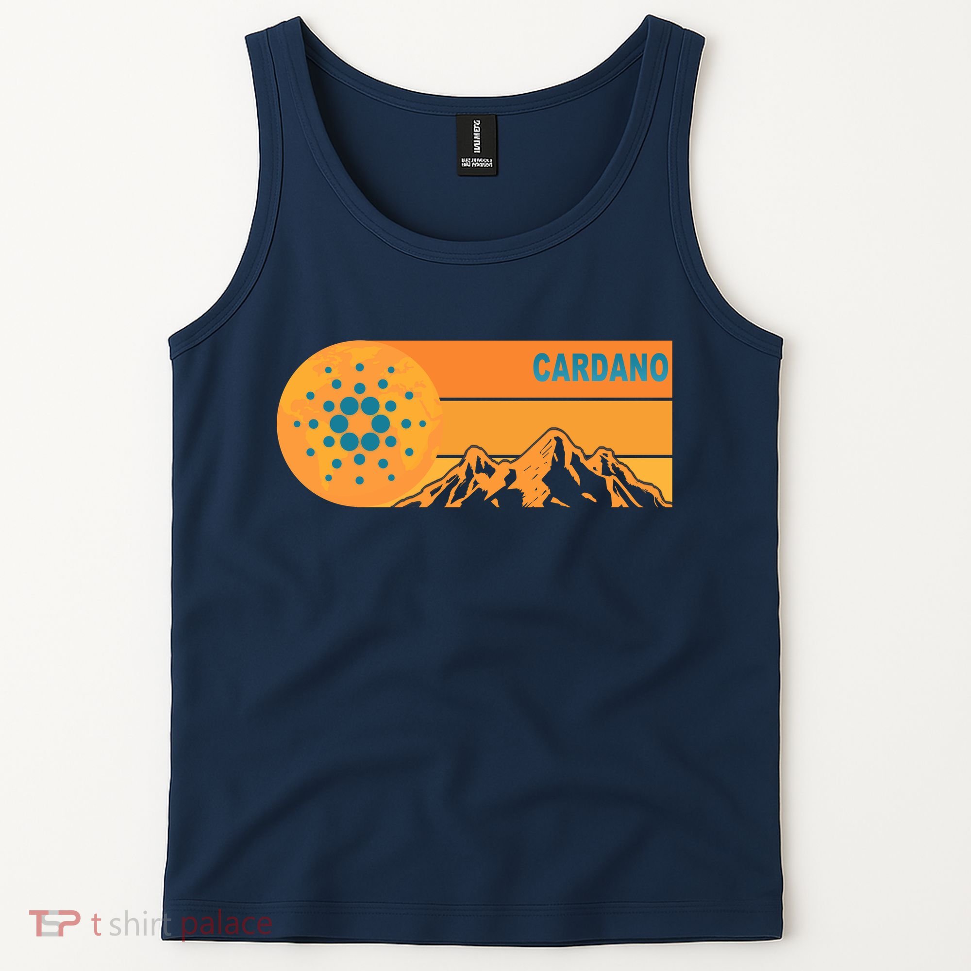 Cardano Crypto mountain  Tank Top