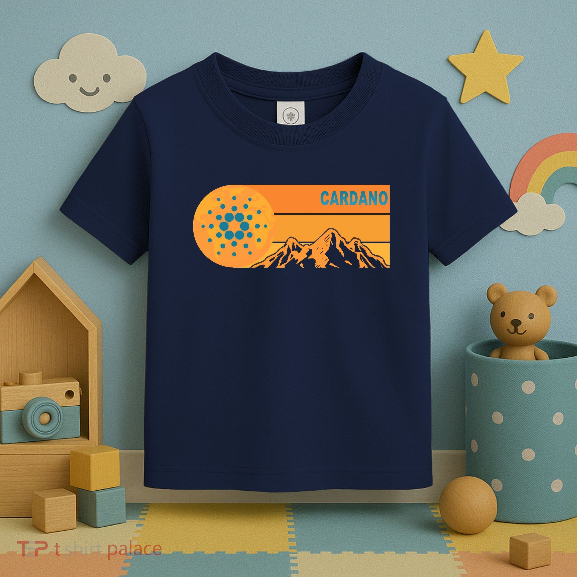 Cardano Crypto mountain  Toddler T-Shirt