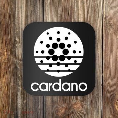 Cardano Logo Coaster