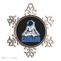 Cardano Mediating Yoga Astronaut Crypto Currency Ornament thumb 0