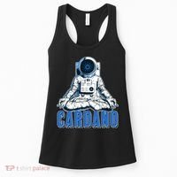 Cardano Mediating Yoga Astronaut Crypto Currency Women's Tank Top thumb 0