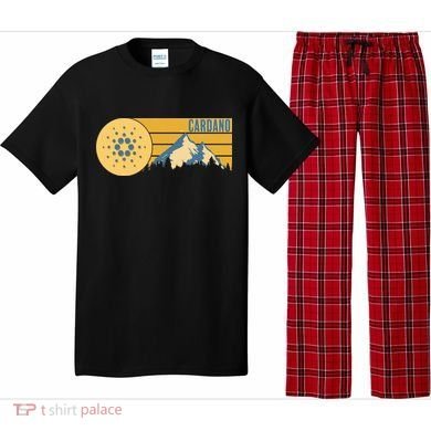 Cardano Vintage Mountains Crypto Currency Pajama Set