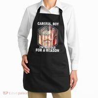 Careful Boy I'm This Old For A Reason Apron thumb 2