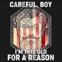 Careful Boy I'm This Old For A Reason Toddler Hoodie thumb 2