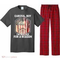 Careful Boy I'm This Old For A Reason Pajama Set thumb 0