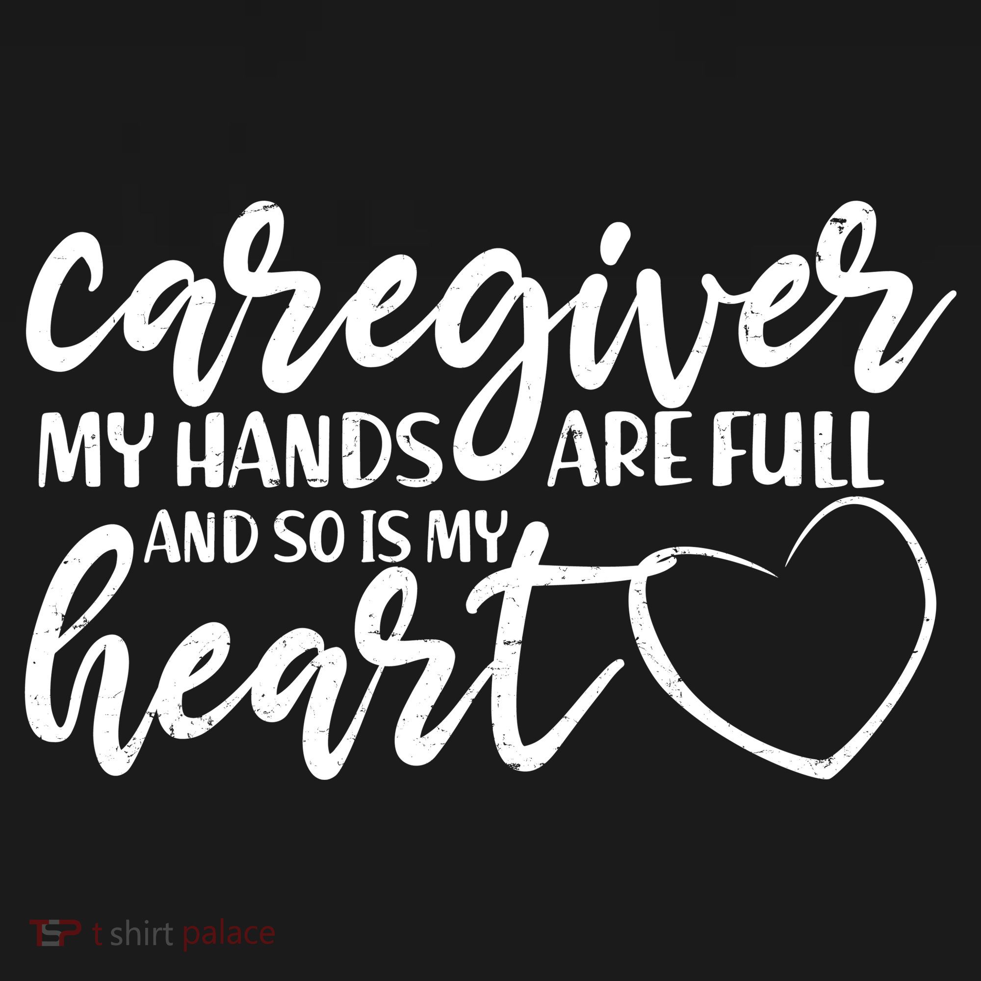 Caregiver My Hands Are Full and So Is My Heart Women's Hoodie