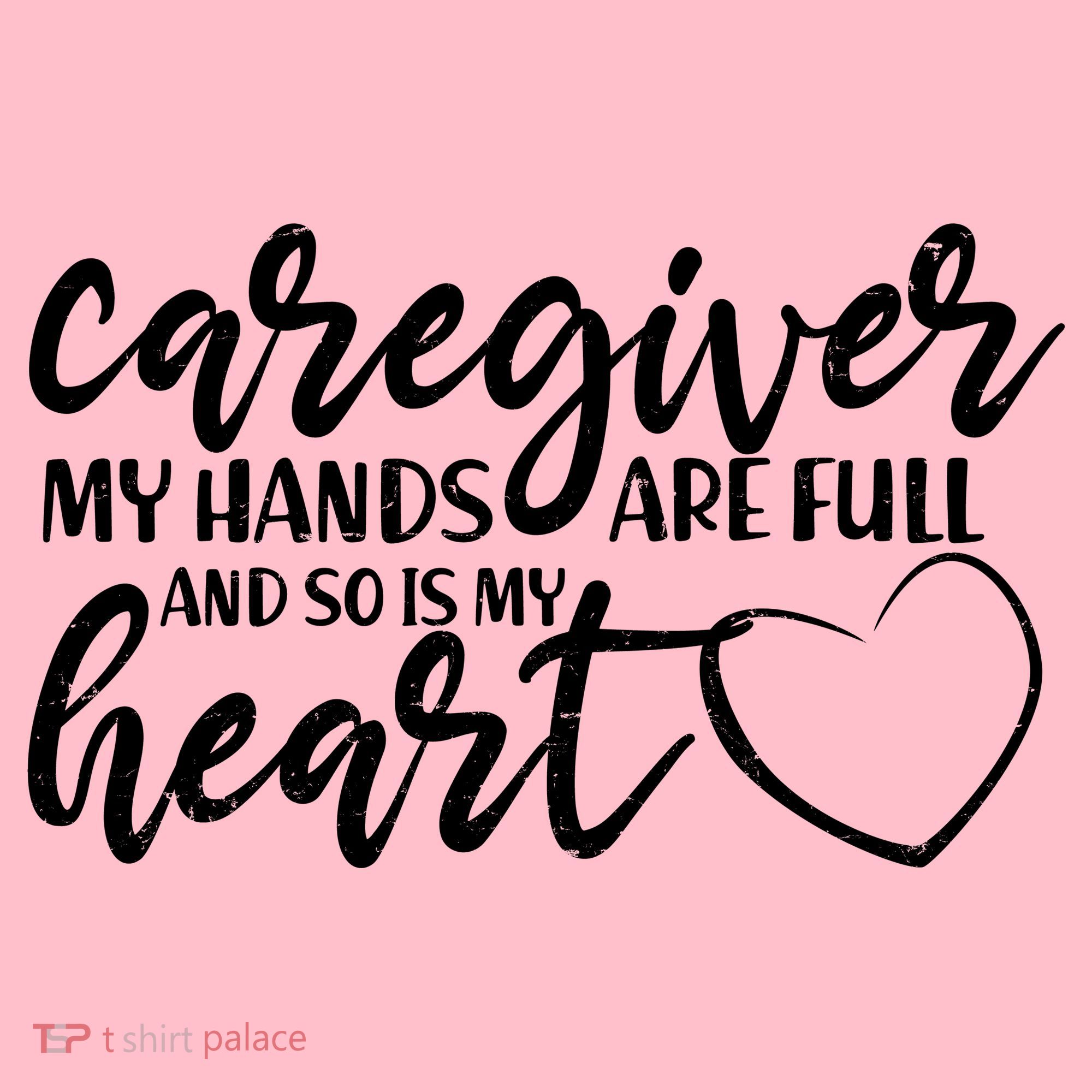 Caregiver My Hands Are Full and So Is My Heart Coffee Mug