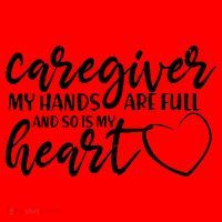 Caregiver My Hands Are Full and So Is My Heart Santa Hat thumb 1