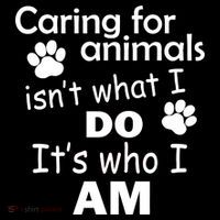 Caring For Animals Isn't What I Do It's Who I Am Ornament thumb 1