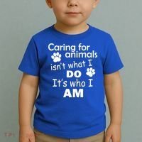 Caring For Animals Isn't What I Do It's Who I Am Toddler T-Shirt thumb 2