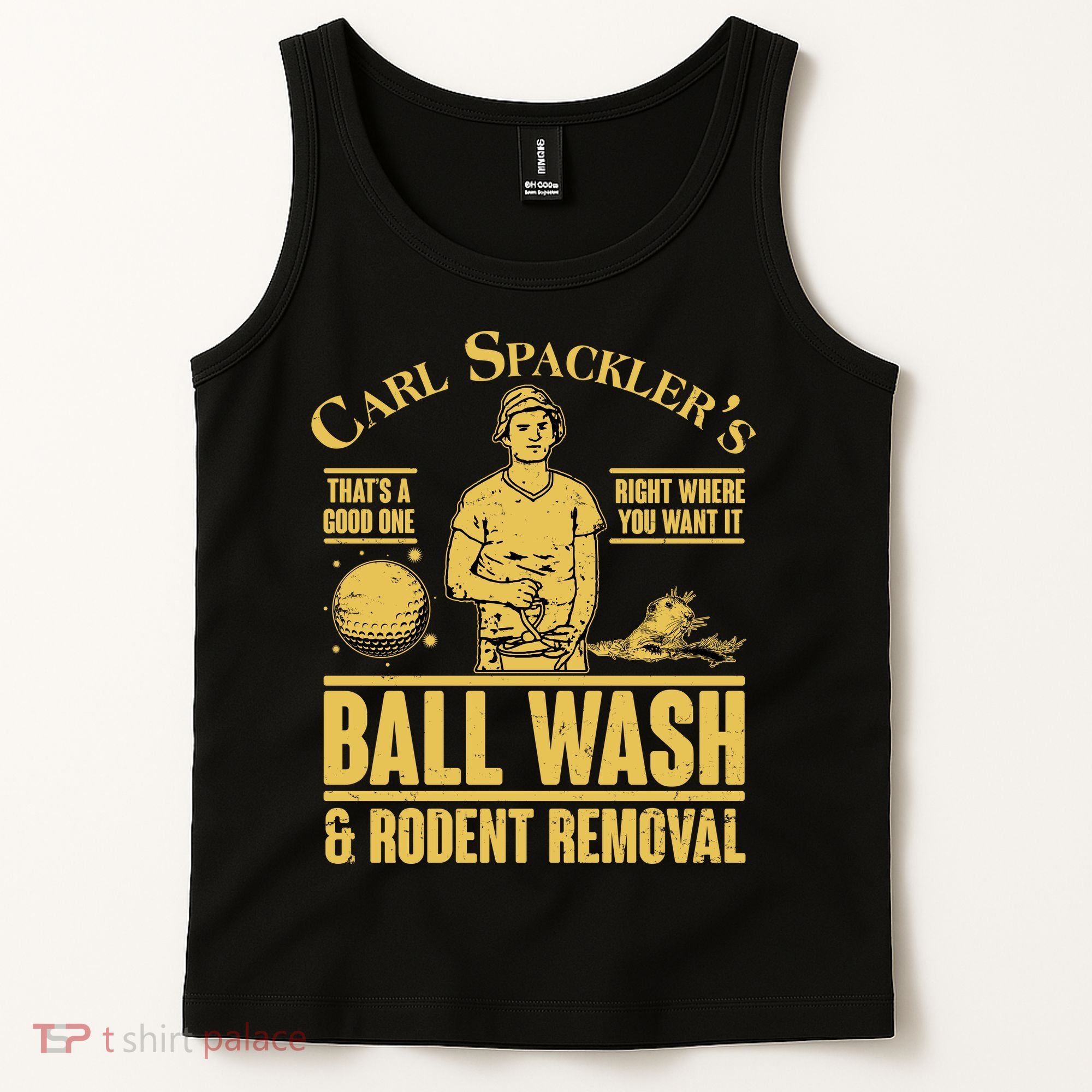 Carl's Spackler's Ball Wash And Rodent Removal  Tank Top