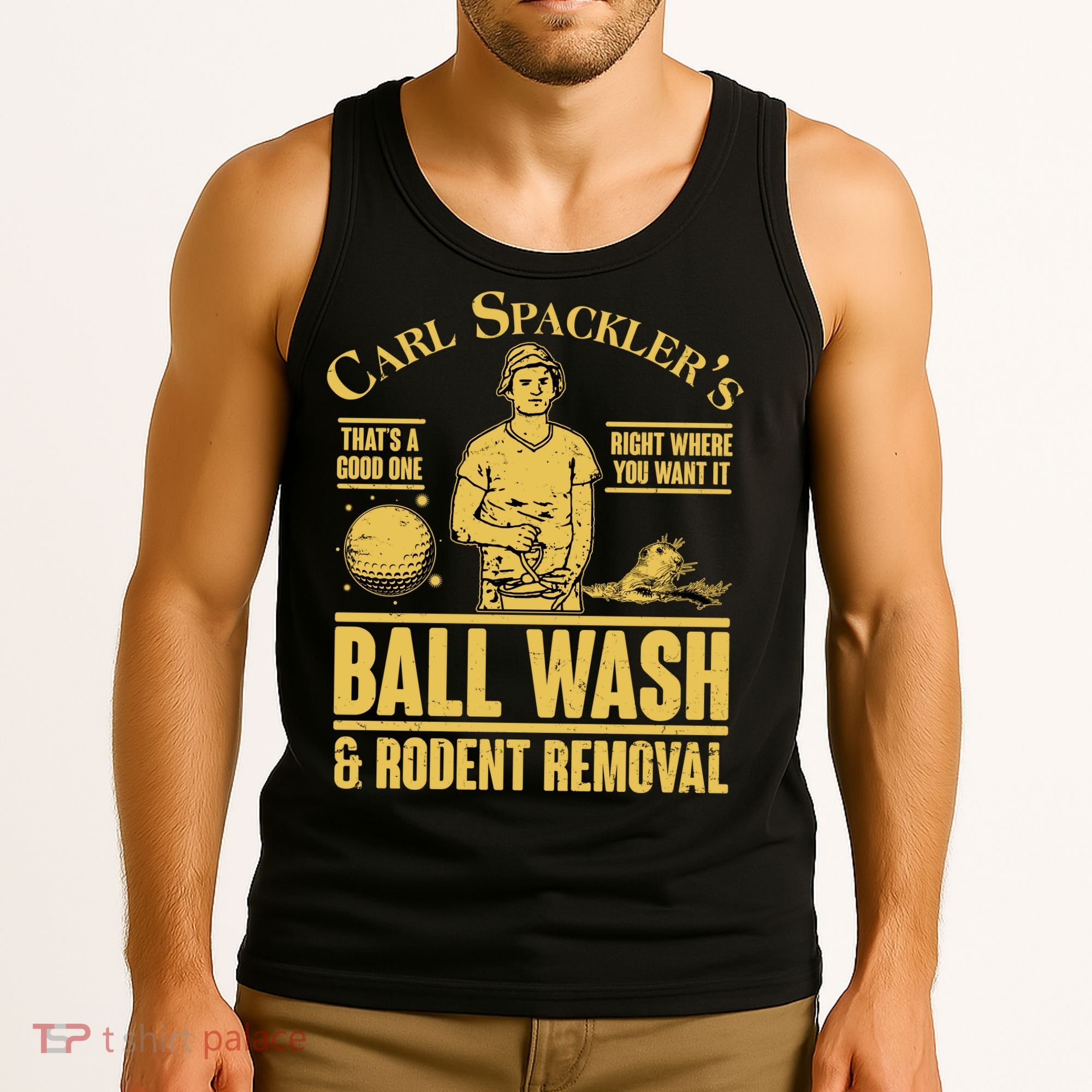 Carl's Spackler's Ball Wash And Rodent Removal  Tank Top