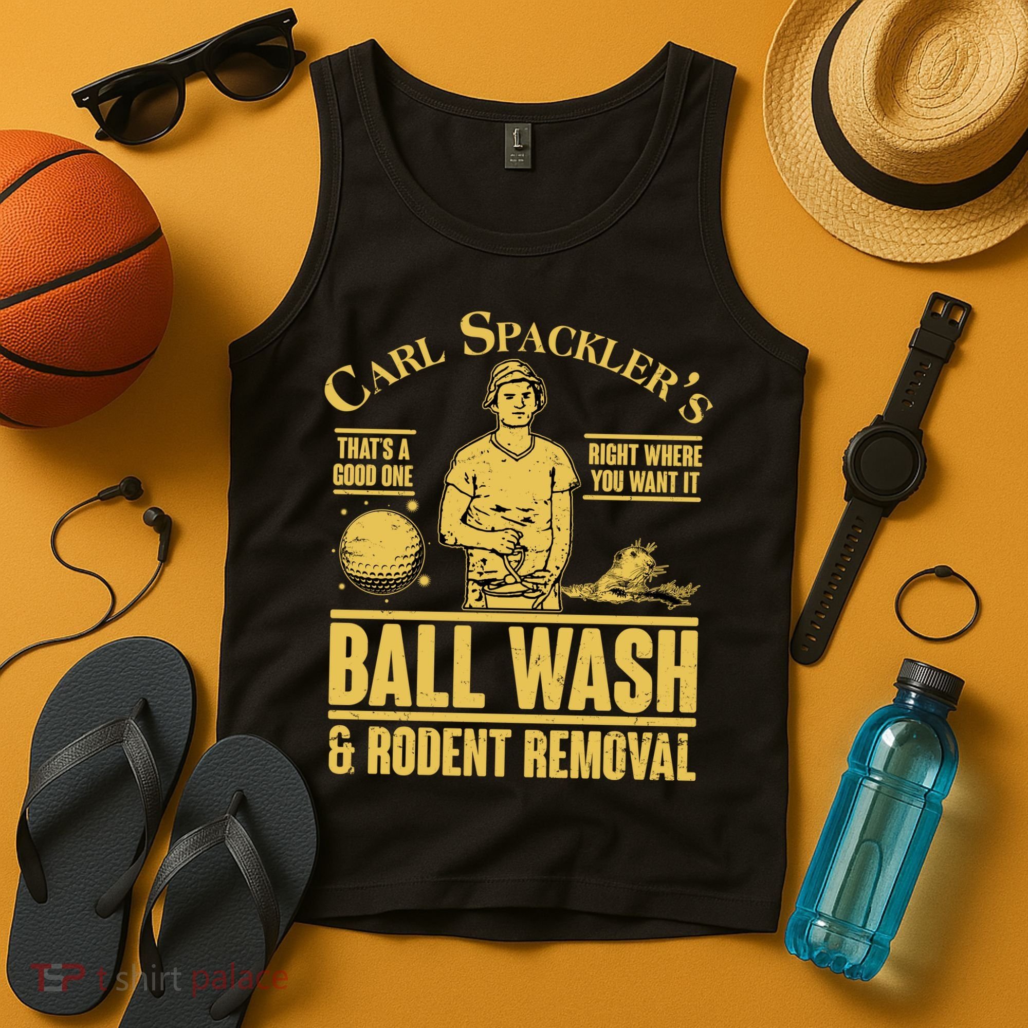 Carl's Spackler's Ball Wash And Rodent Removal  Tank Top