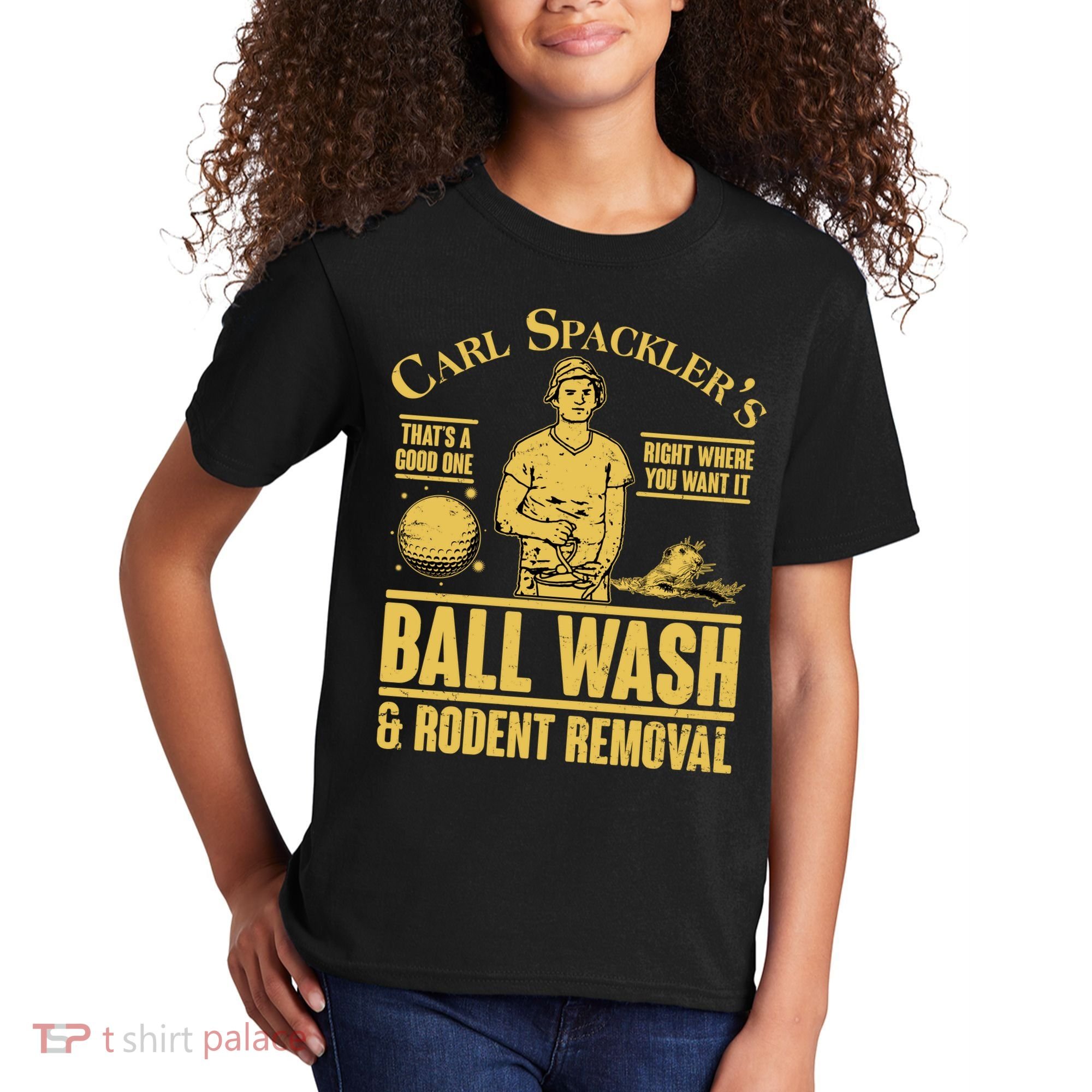 Carl's Spackler's Ball Wash And Rodent Removal  Kids T-Shirt