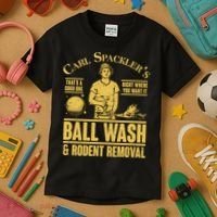 Carl's Spackler's Ball Wash And Rodent Removal  Kids T-Shirt thumb 3