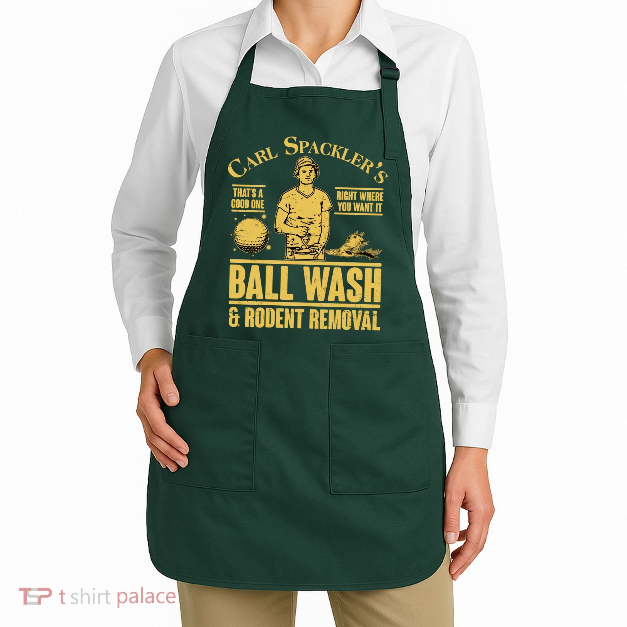 Carl's Spackler's Ball Wash And Rodent Removal  Apron