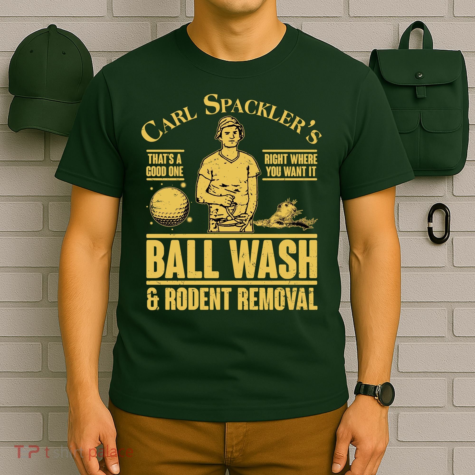 Carl's Spackler's Ball Wash And Rodent Removal  T-Shirt