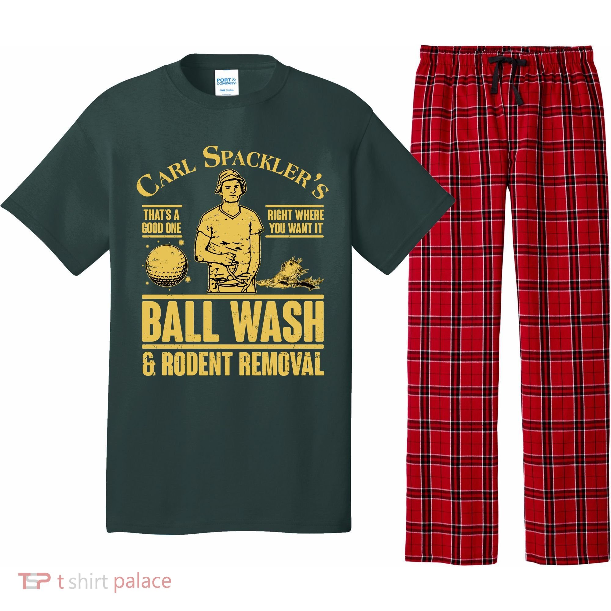 Carl's Spackler's Ball Wash And Rodent Removal  Pajama Set