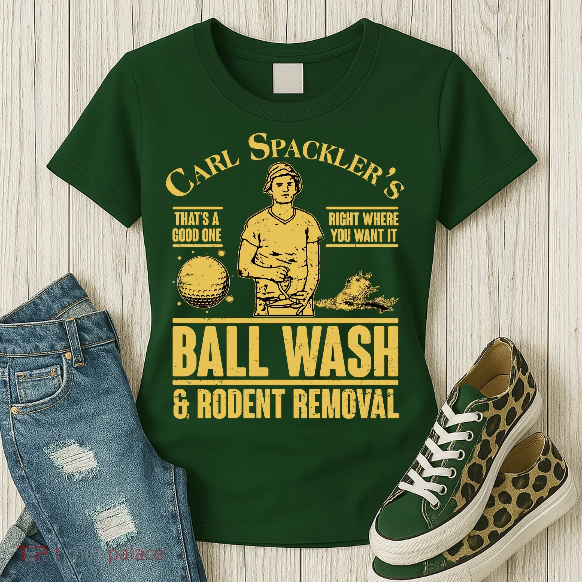Carl's Spackler's Ball Wash And Rodent Removal  Women's T-Shirt