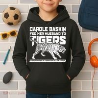 Carole Baskin Fed Her Husband To The Tigers Kids Hoodie thumb 2
