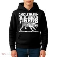 Carole Baskin Fed Her Husband To The Tigers Kids Hoodie thumb 4