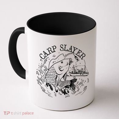 Carp Slayer Fishline Coffee Mug
