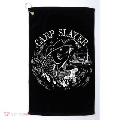 Carp Slayer Fishline Golf Towel
