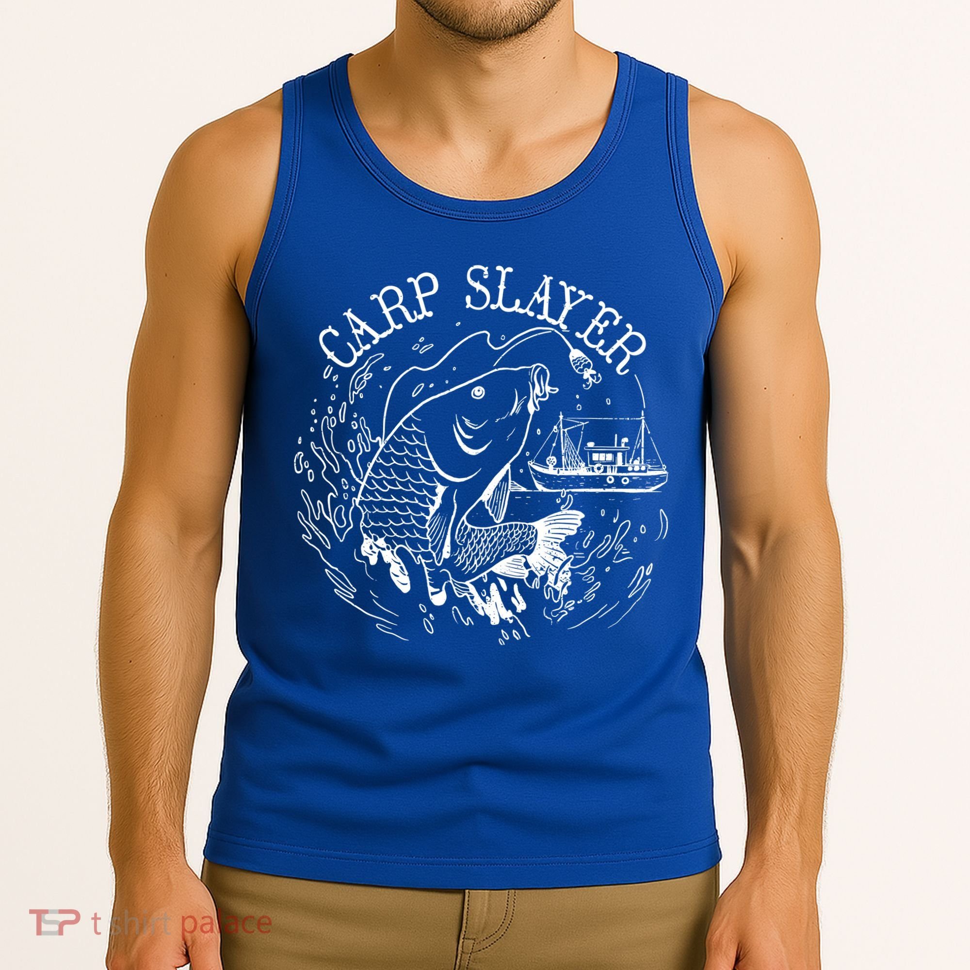 Carp Slayer Fishline Tank Top