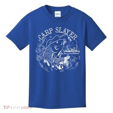 Carp Slayer Fishline Kids T-Shirt