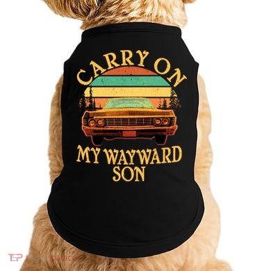 Carry On My Wayward Son Doggie Tank