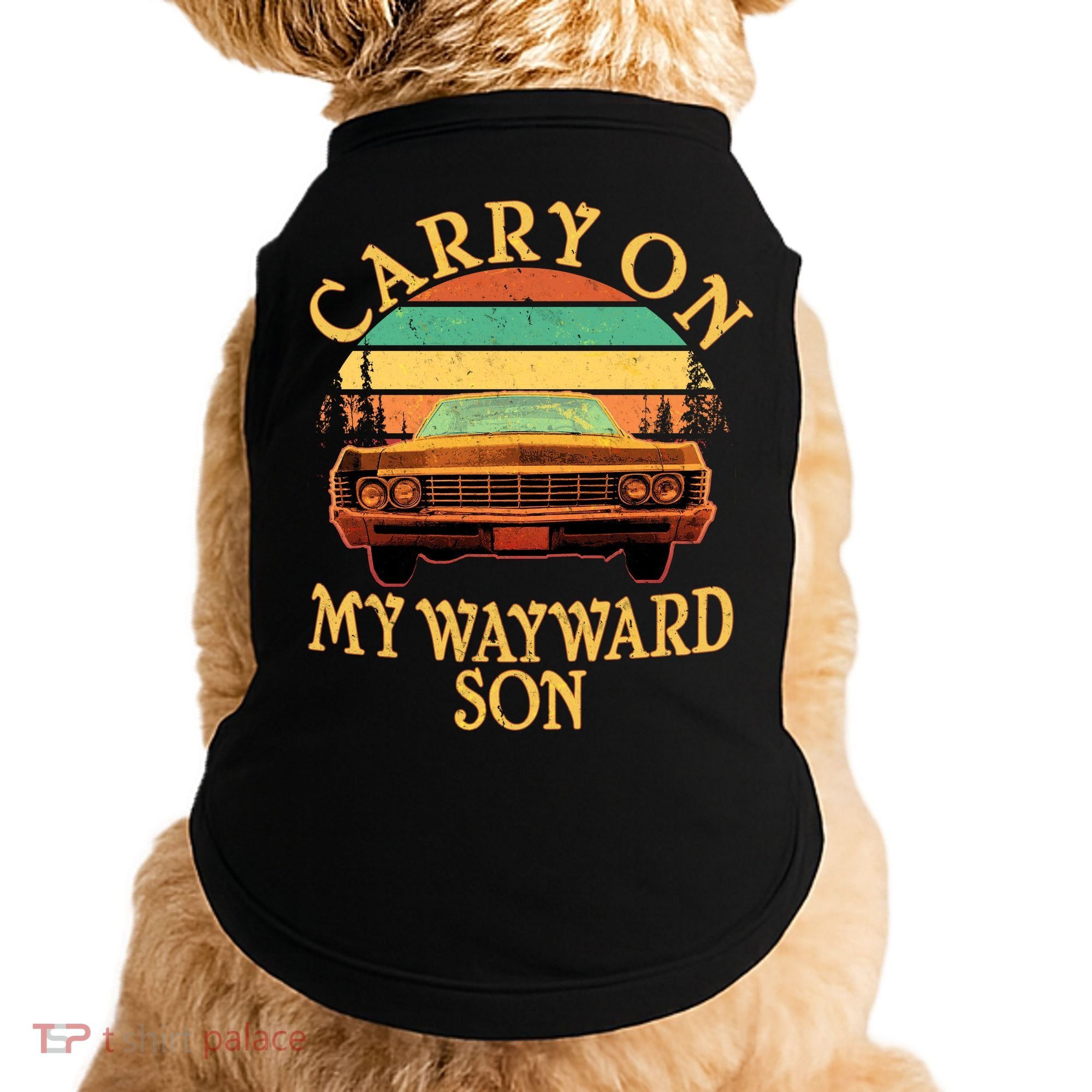 Carry On My Wayward Son Doggie Tank