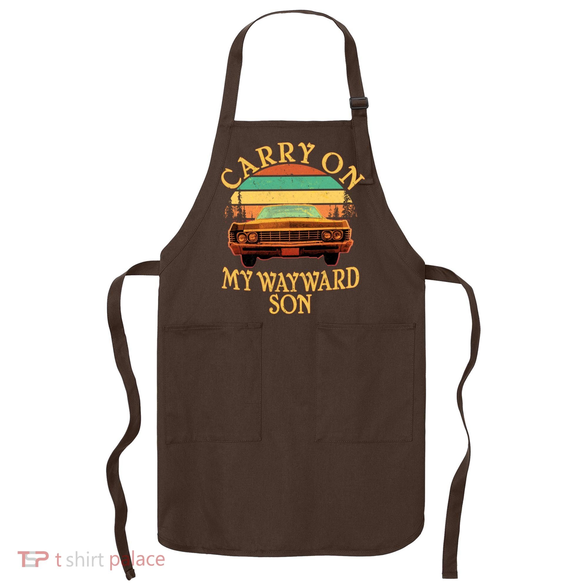 Carry On My Wayward Son Apron