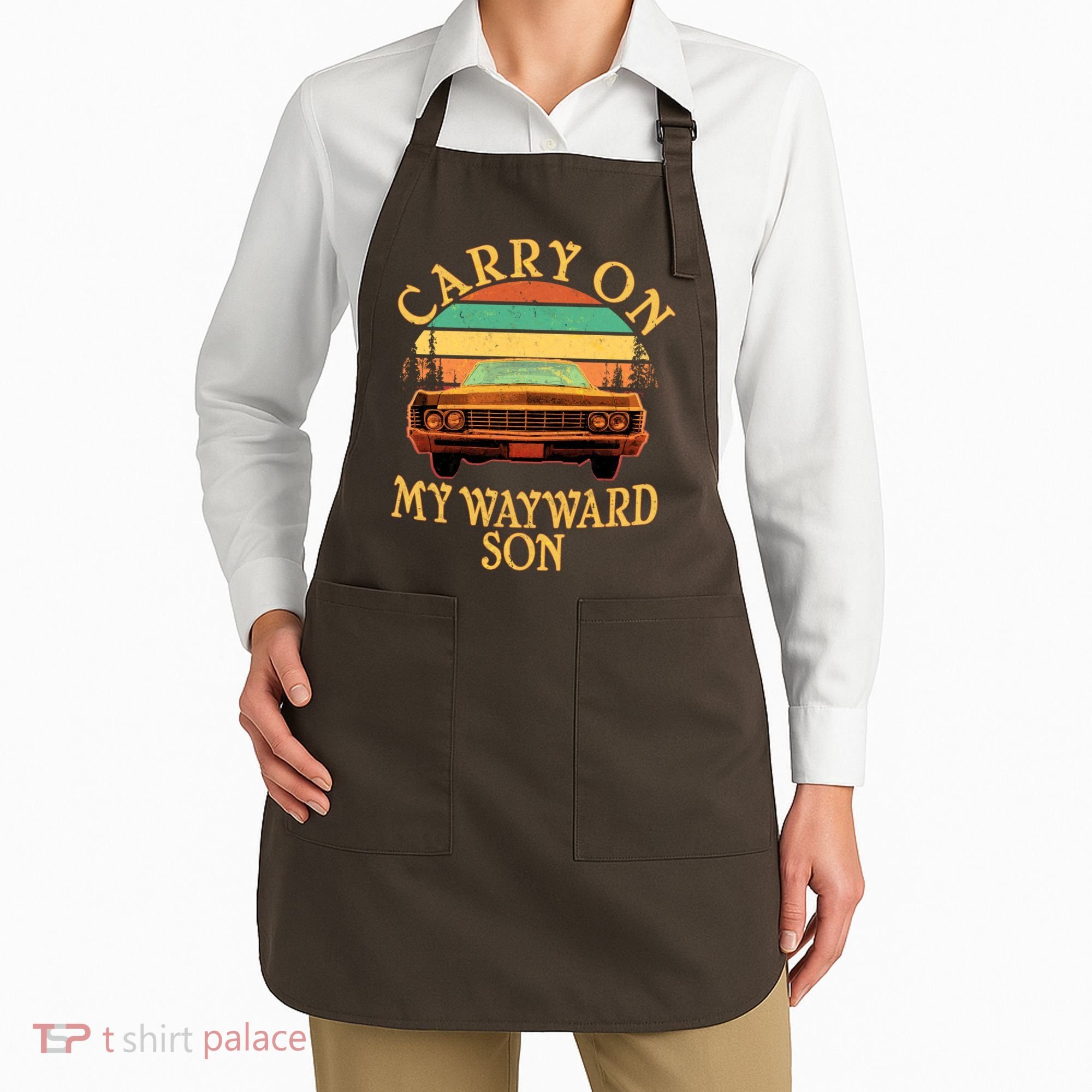 Carry On My Wayward Son Apron