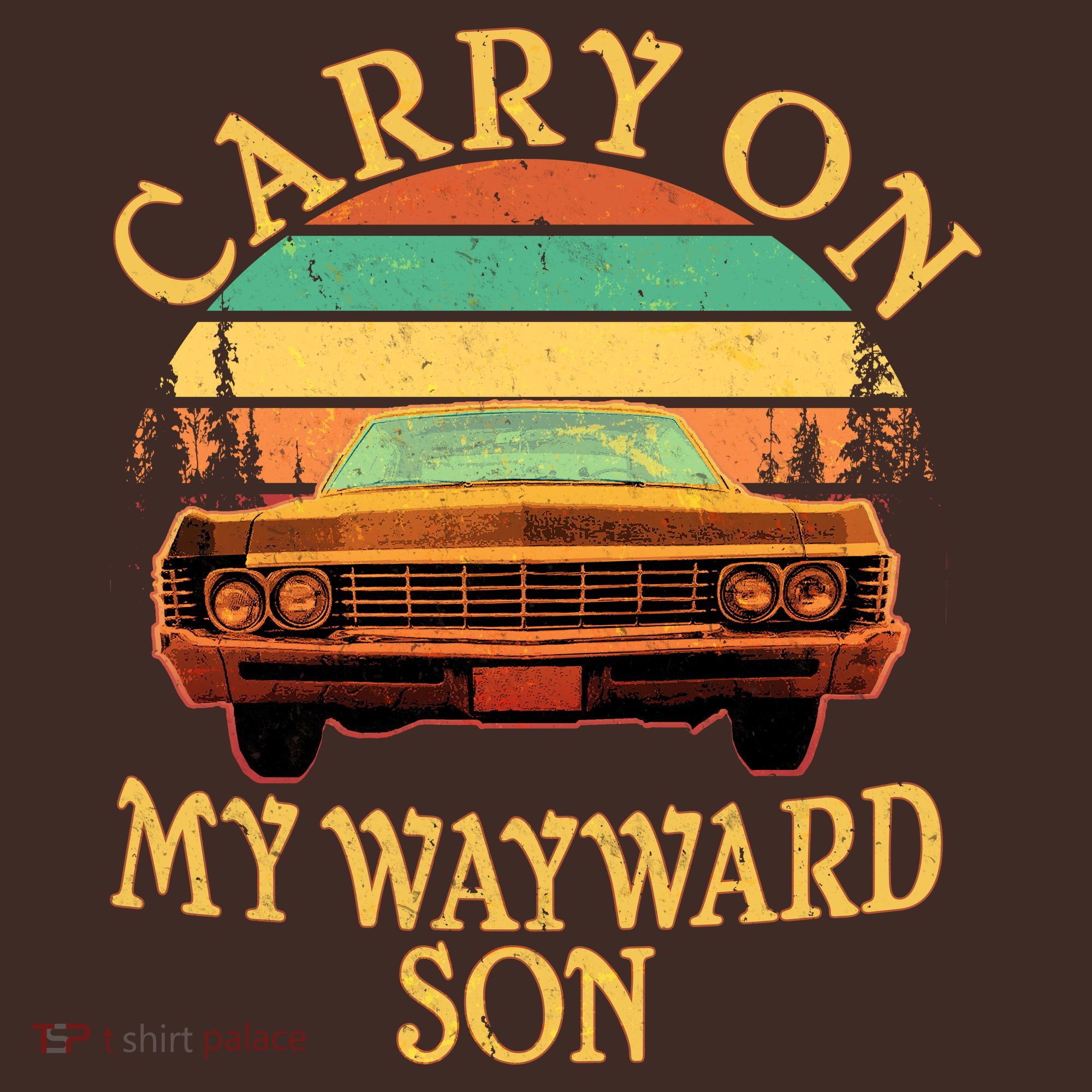 Carry On My Wayward Son Coaster