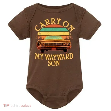 Carry On My Wayward Son Baby Bodysuit