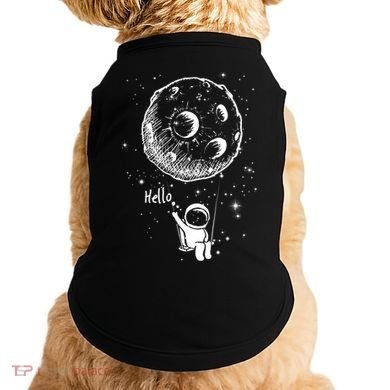 Cartoon Astronaut Moon Swing Doggie Tank