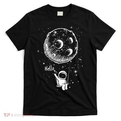 Cartoon Astronaut Moon Swing T-Shirt