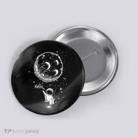 Cartoon Astronaut Moon Swing Button thumb 0