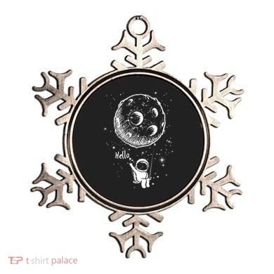 Cartoon Astronaut Moon Swing Ornament
