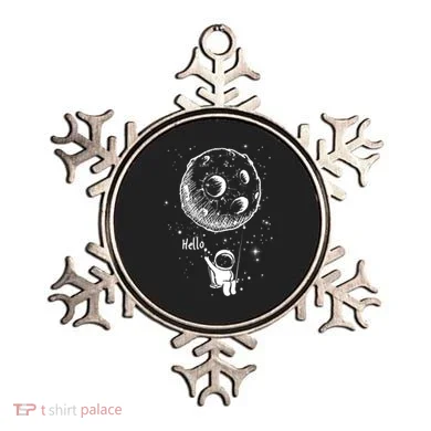 Cartoon Astronaut Moon Swing Ornament