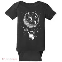 Cartoon Astronaut Moon Swing Baby Bodysuit thumb 0