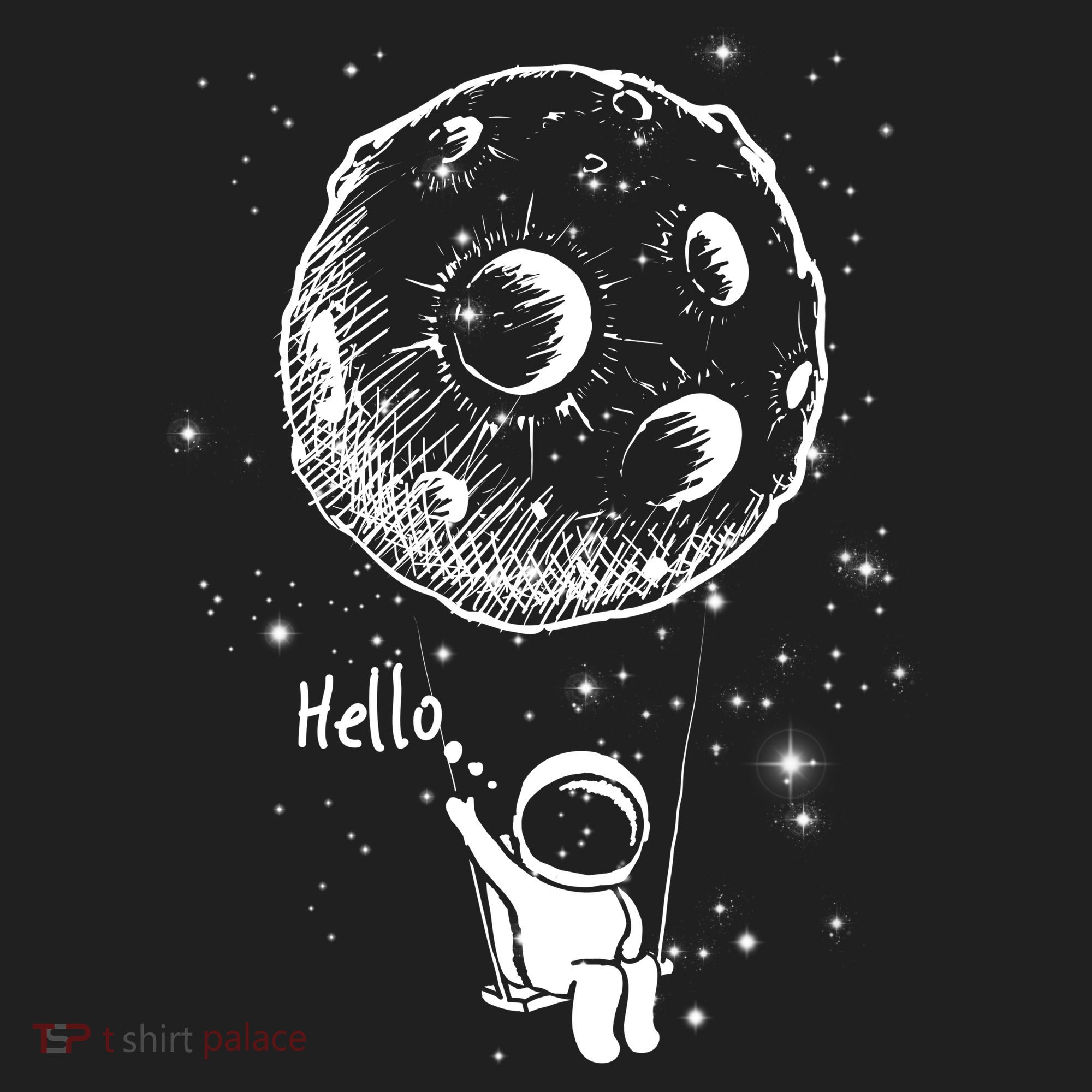 Cartoon Astronaut Moon Swing Hat