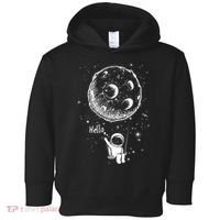 Cartoon Astronaut Moon Swing Toddler Hoodie thumb 0